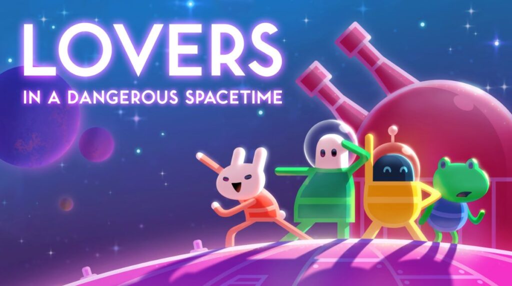 Jogos coperativo local para nintendo Switch Lovers in a Dangerous Spacetime