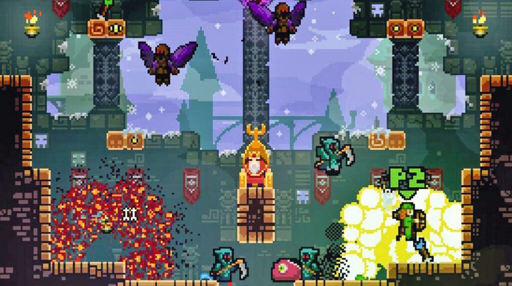 TowerFall um jogo coperativo para nintendo switch