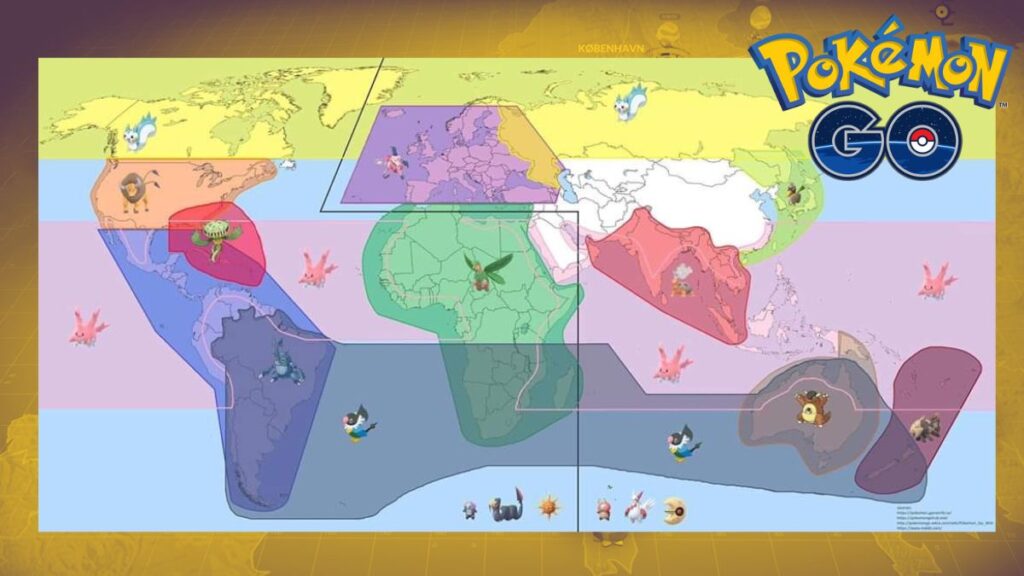 Capturando Pokémon Regionais Exclusivos