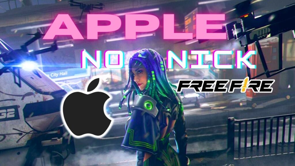 Coloque o Símbolo da Apple em Nicks no Free Fire