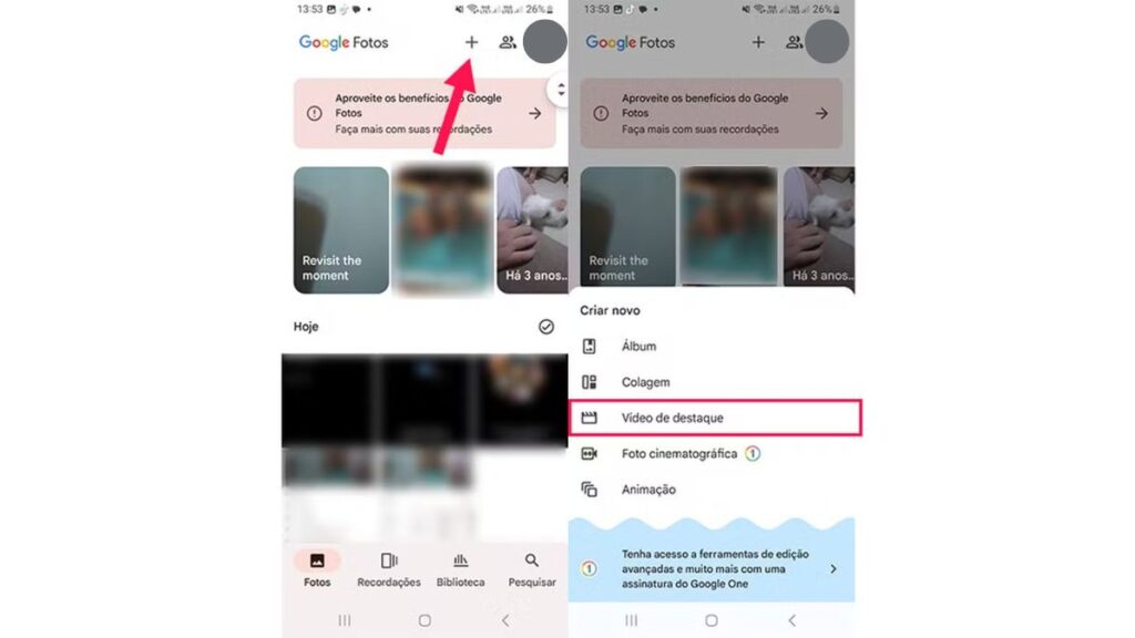 Como criar videos com IA no Google Fotos Passo a Passo