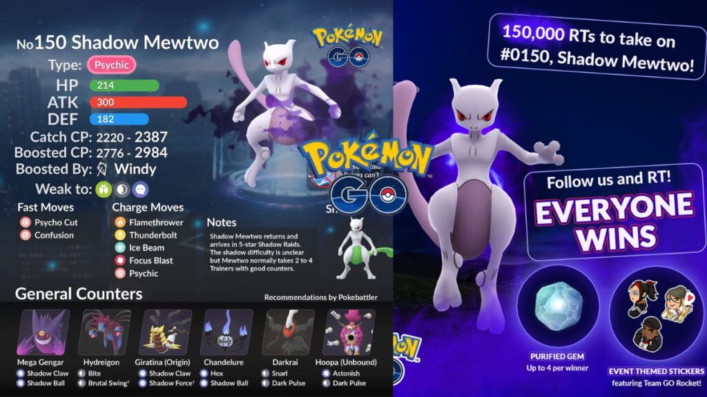 Enfrentando Mewtwo em Raids de 5 Estrelas