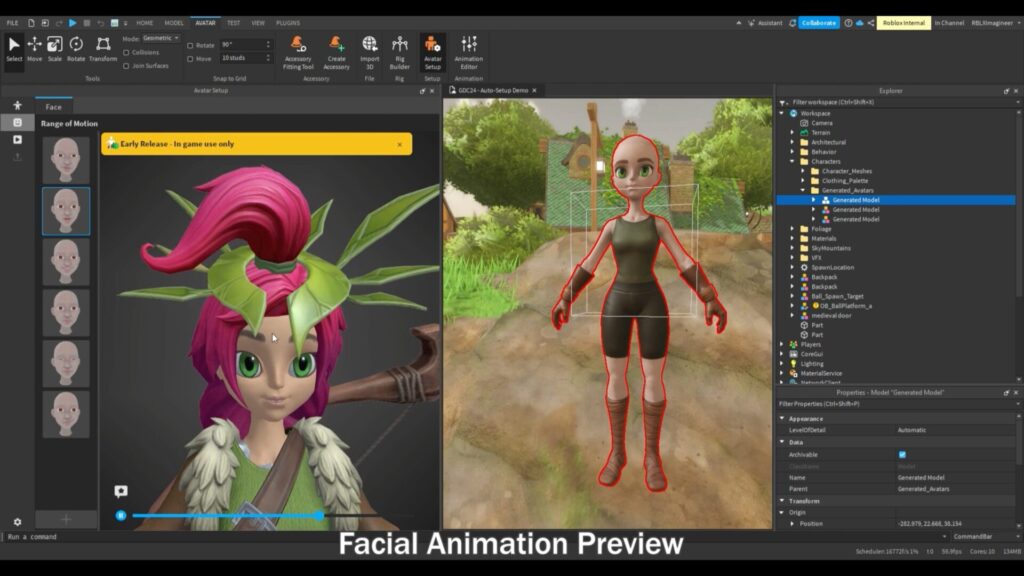 Still Post Auto Setup Facial Animation Preview