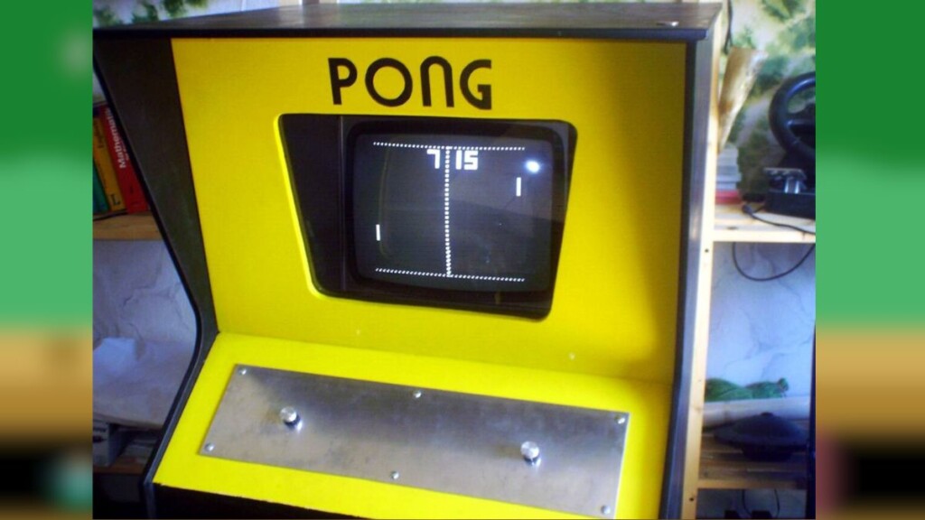 Atari Pong, desenvolvido por Al Alcorn Pong video game