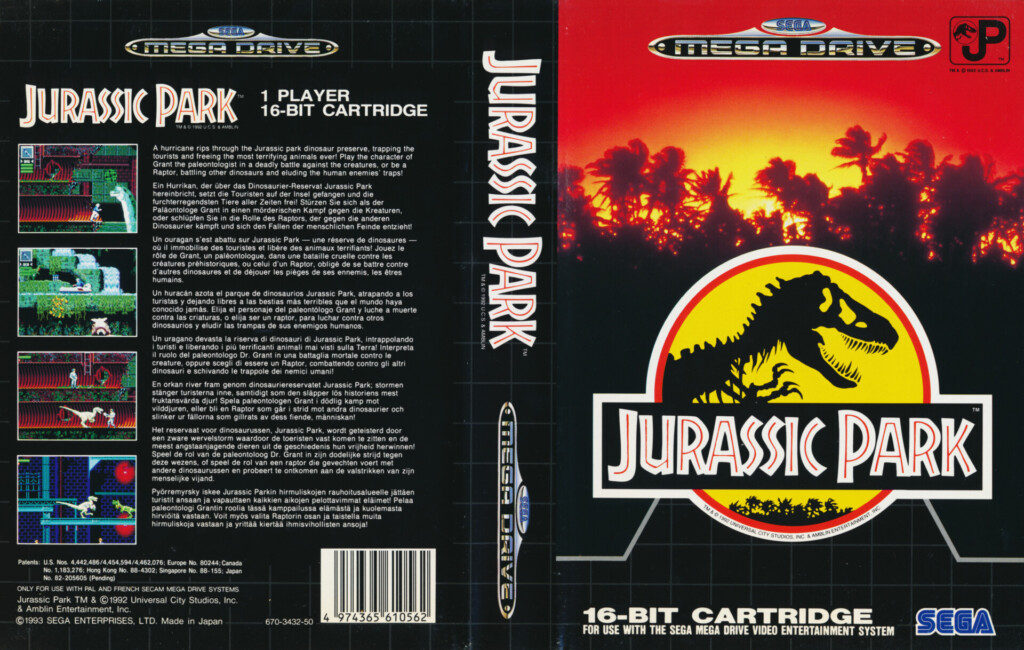 Jurassic Park Mega Drive