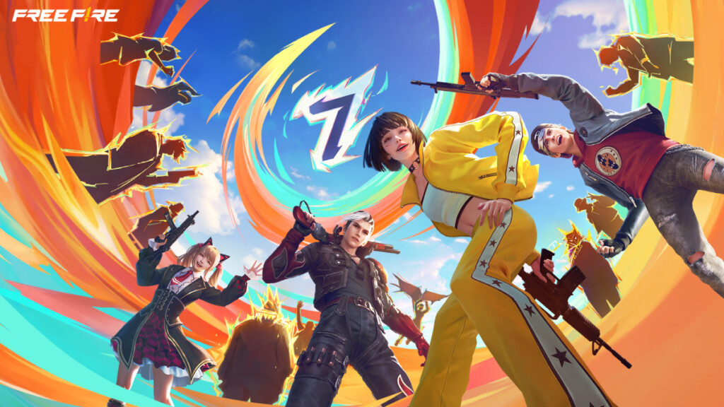 Free Fire Celebra 7 Anos com Eventos Incríveis