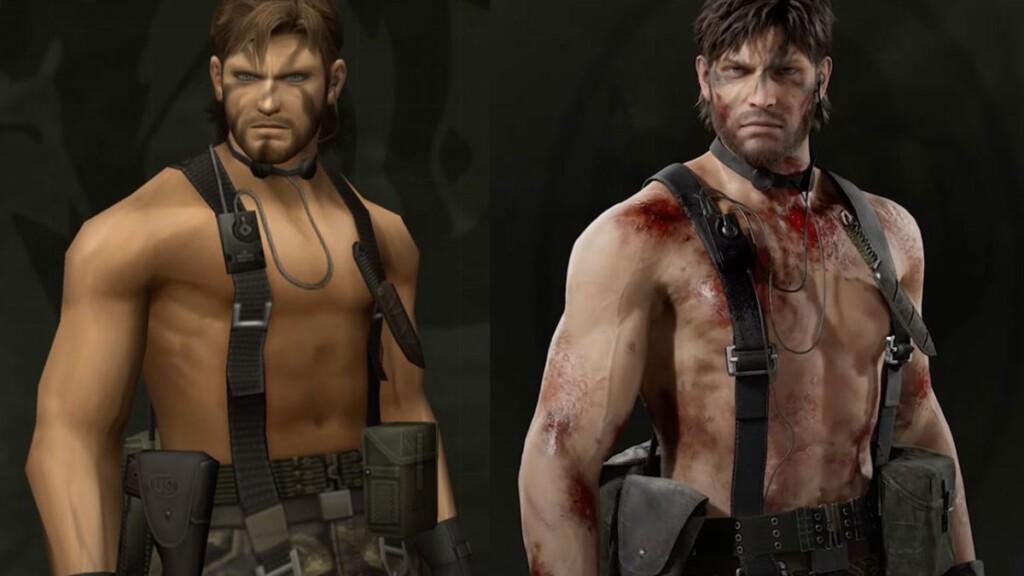 Metal gear solid 3 remake comparasion