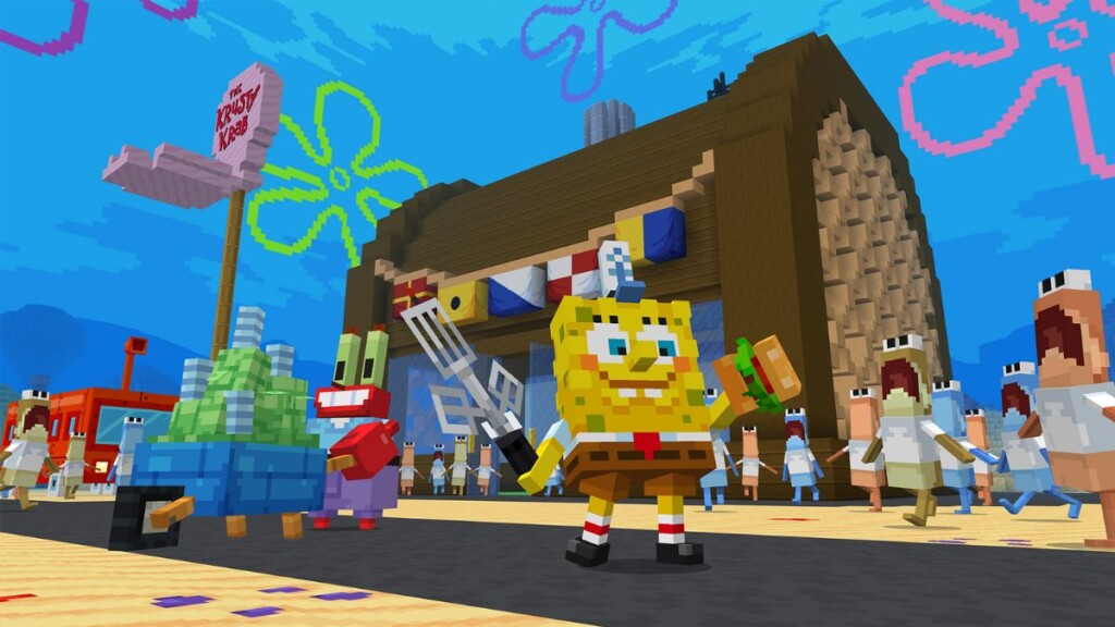 Bob Esponja no Minecraft