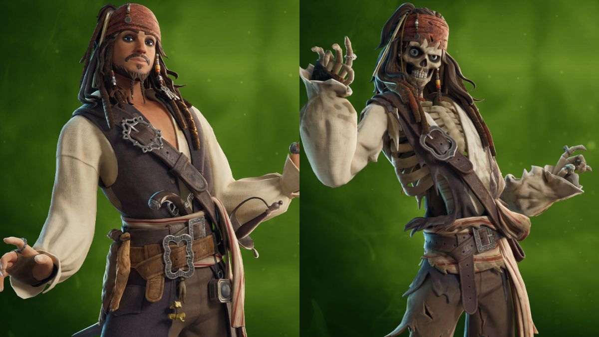 Jack sparrow Fortnite piratas do caribe