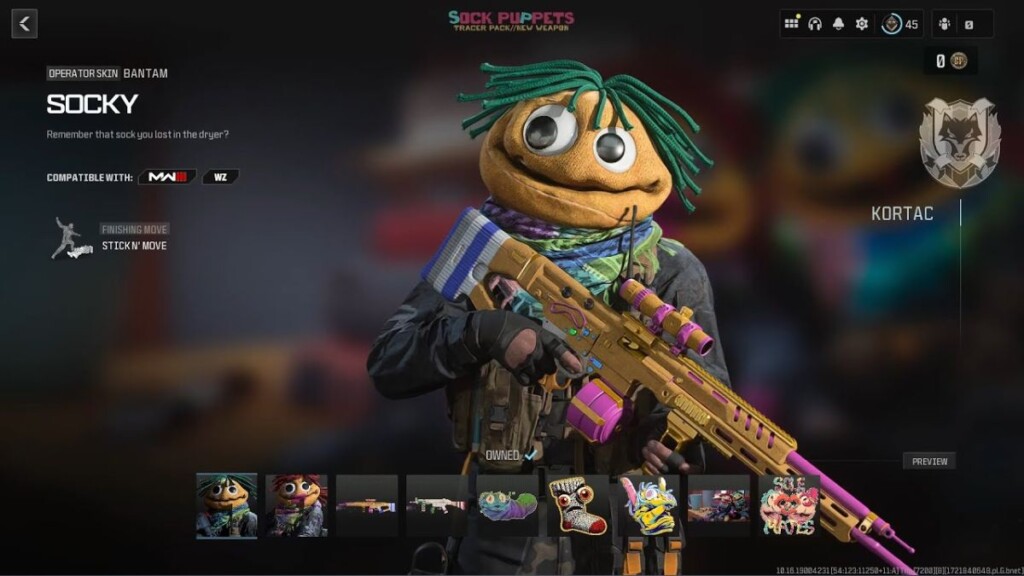 Sock Puppet Tracer Pack mw3