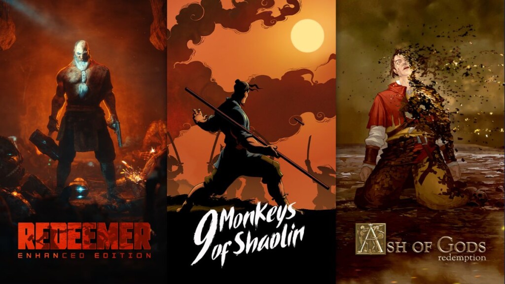 Bundle Nine Monkeys of Shaolin, Ash of Gods e Red Mirror